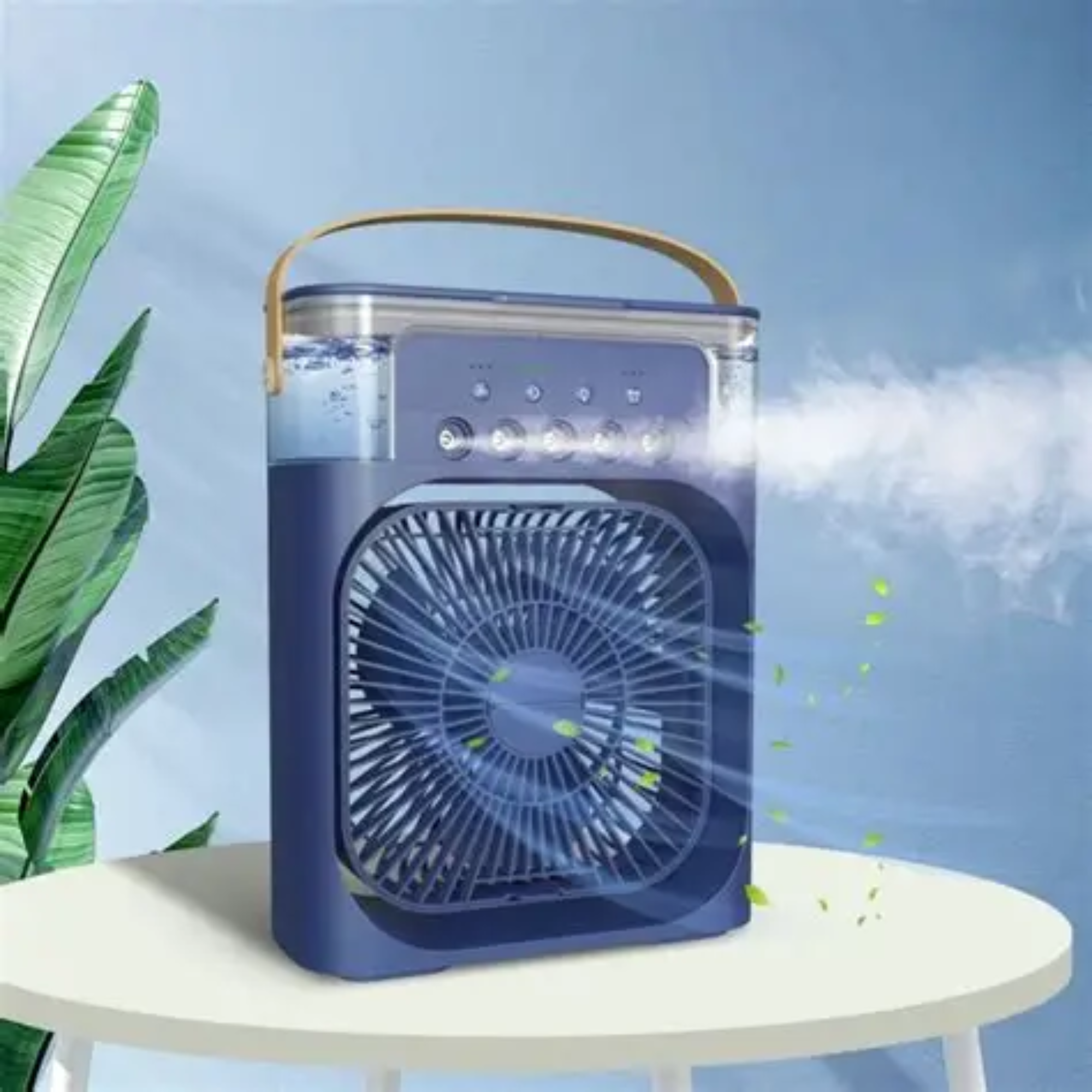 3 in 1 Fan Air Conditioner Household Small Air Cooler LED Night Light Portable Humidifier Air Adjustment Fan Office Home Fan New