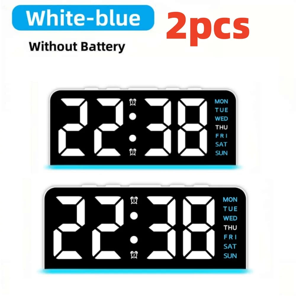 Digital Table Alarm Clock Desk Accessories Gadgets Gamer Setup Decoration Timepiece Gaming Room Decoration Digital Clock Gadgets