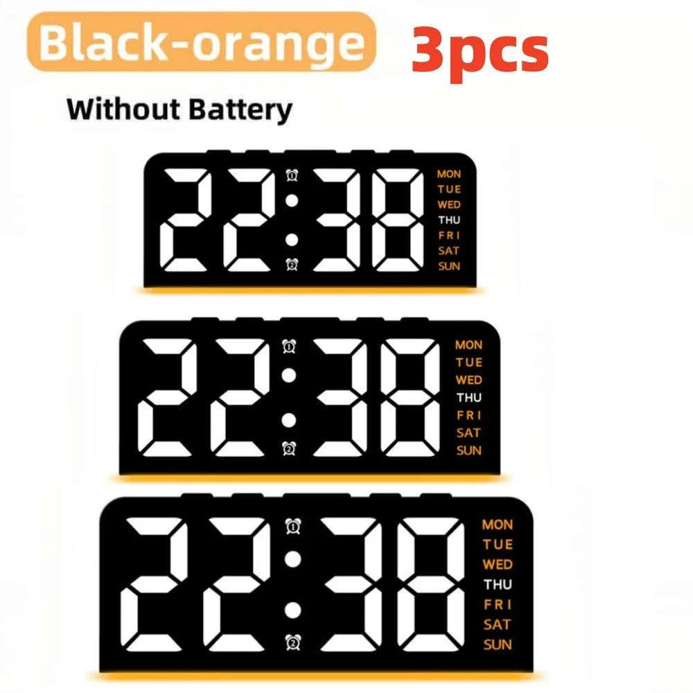 Digital Table Alarm Clock Desk Accessories Gadgets Gamer Setup Decoration Timepiece Gaming Room Decoration Digital Clock Gadgets