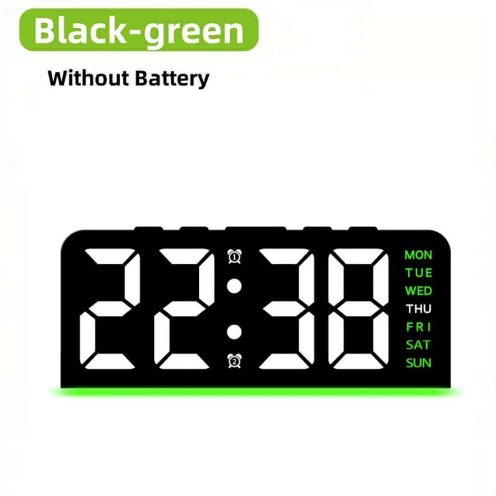 Digital Table Alarm Clock Desk Accessories Gadgets Gamer Setup Decoration Timepiece Gaming Room Decoration Digital Clock Gadgets