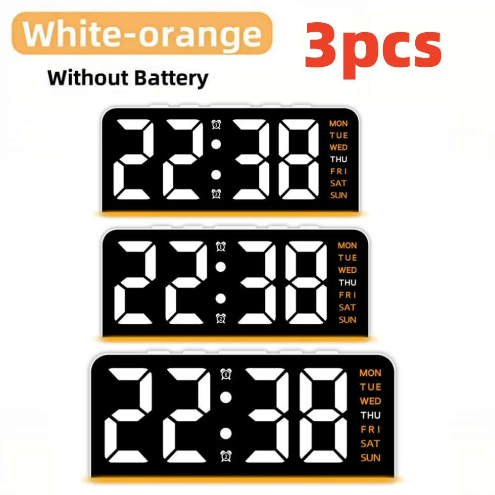 Digital Table Alarm Clock Desk Accessories Gadgets Gamer Setup Decoration Timepiece Gaming Room Decoration Digital Clock Gadgets