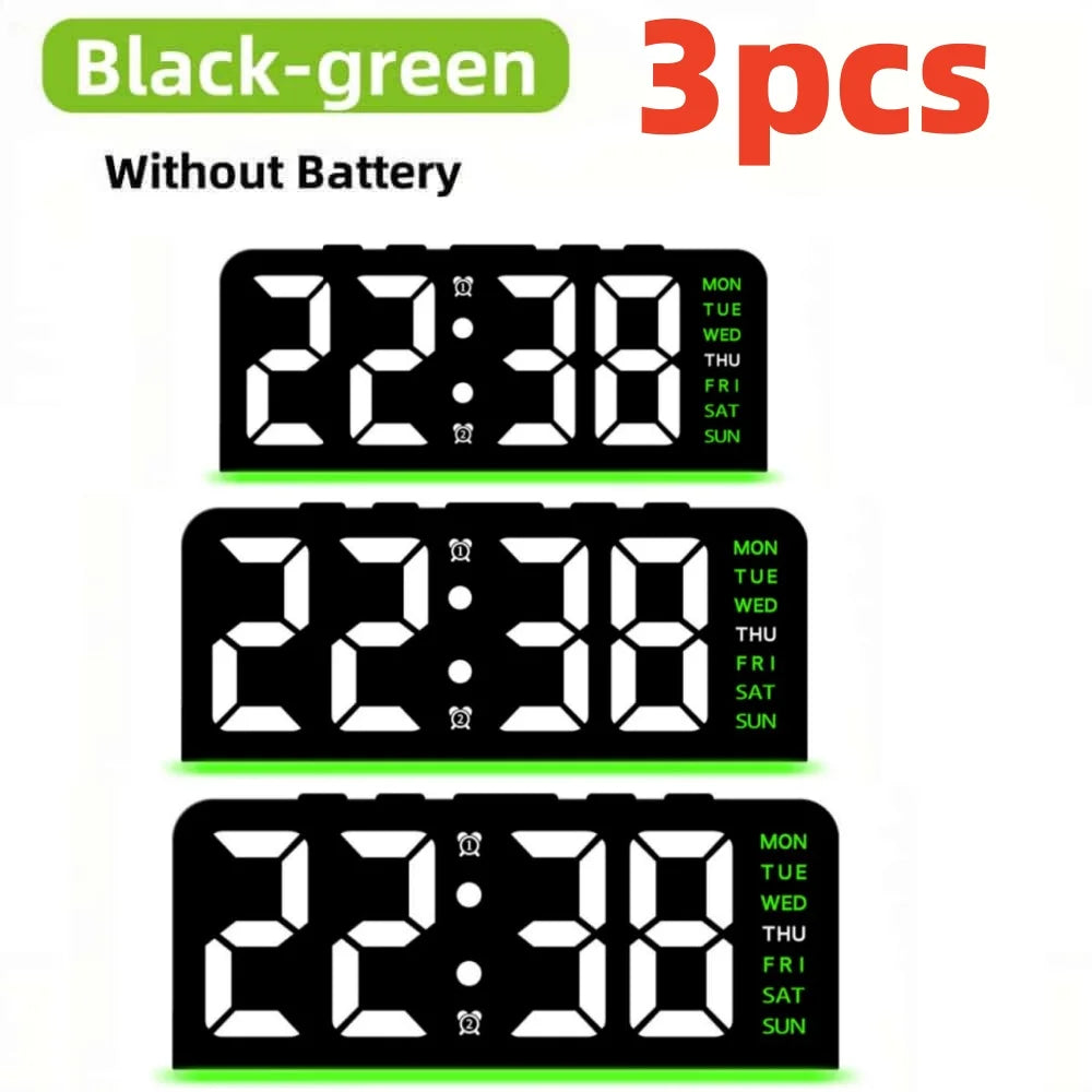 Digital Table Alarm Clock Desk Accessories Gadgets Gamer Setup Decoration Timepiece Gaming Room Decoration Digital Clock Gadgets