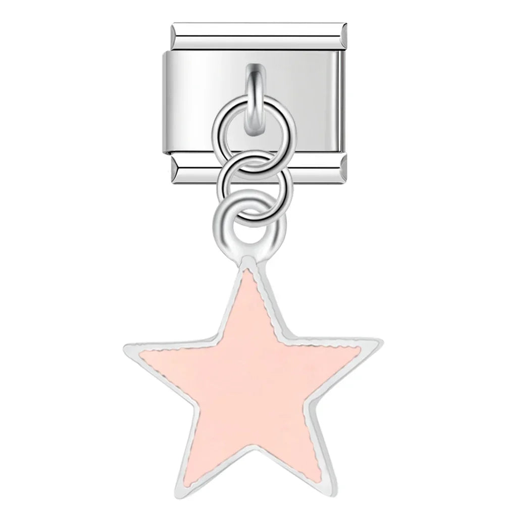 Shiny Star Italian Charm Link