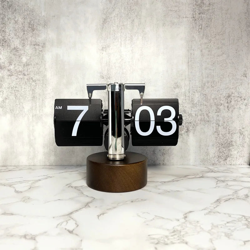 Retro Flip Table Clock