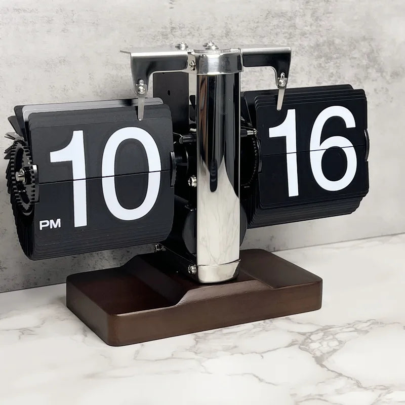 Retro Flip Table Clock