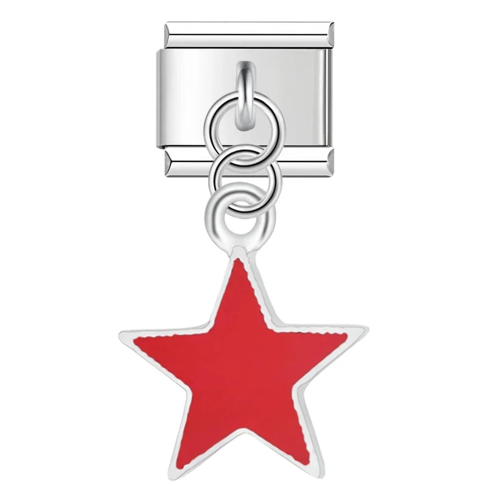 Shiny Star Italian Charm Link