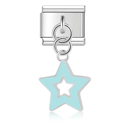 Shiny Star Italian Charm Link