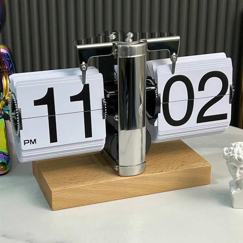 Retro Flip Table Clock