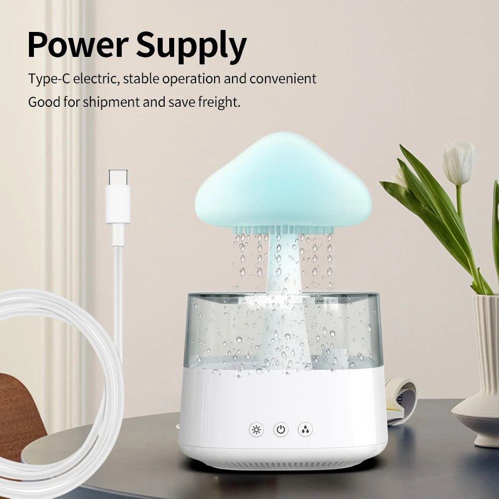 Mushroom Aroma Diffuser Rain Cloud