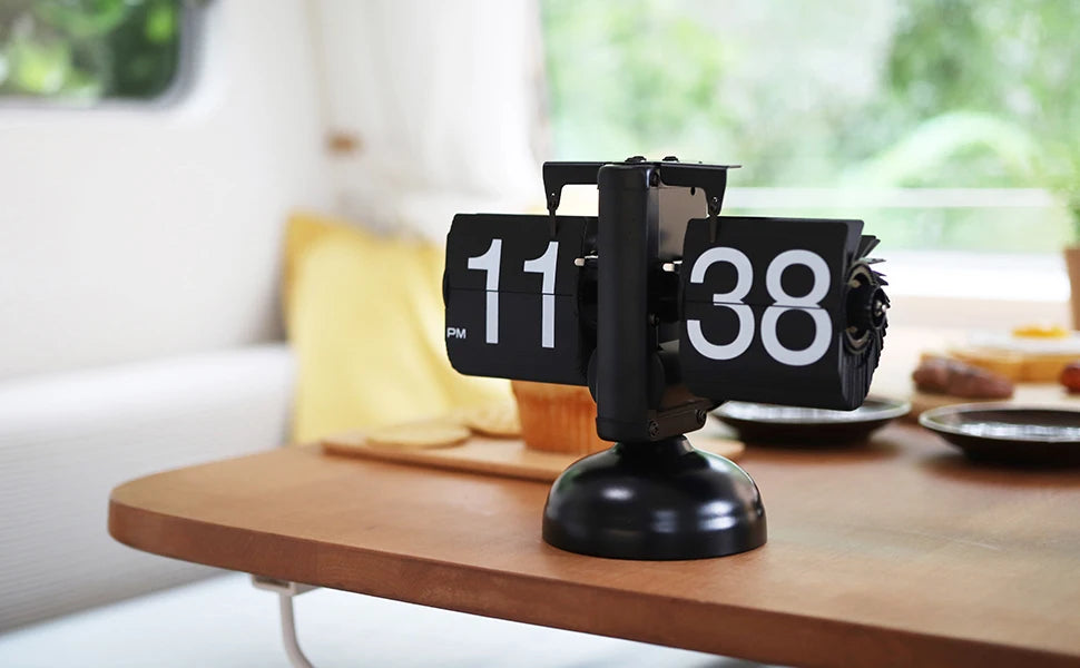 Retro Flip Table Clock