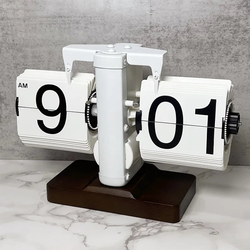 Retro Flip Table Clock