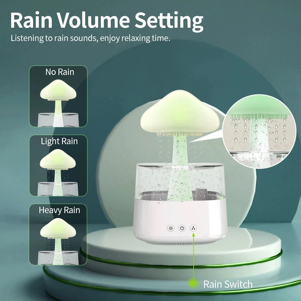 Mushroom Aroma Diffuser Rain Cloud