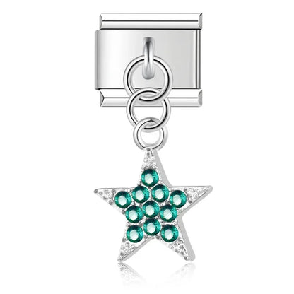 Shiny Star Italian Charm Link