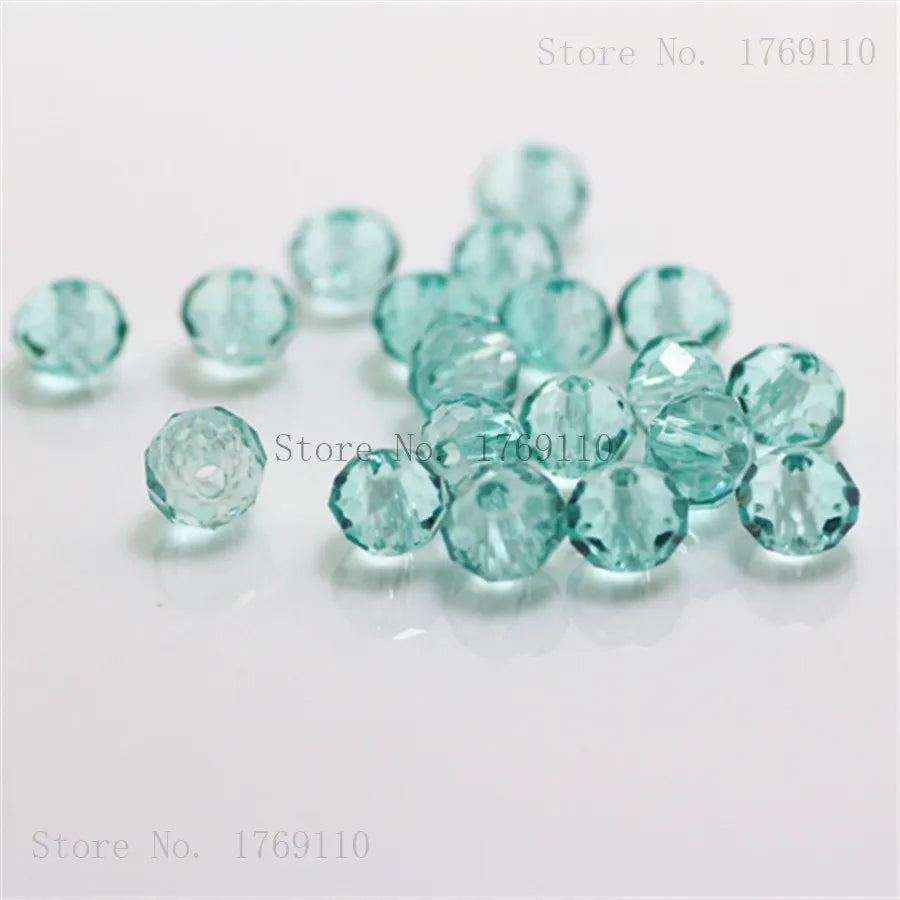 Dazzling Light Blue Crystal Beads