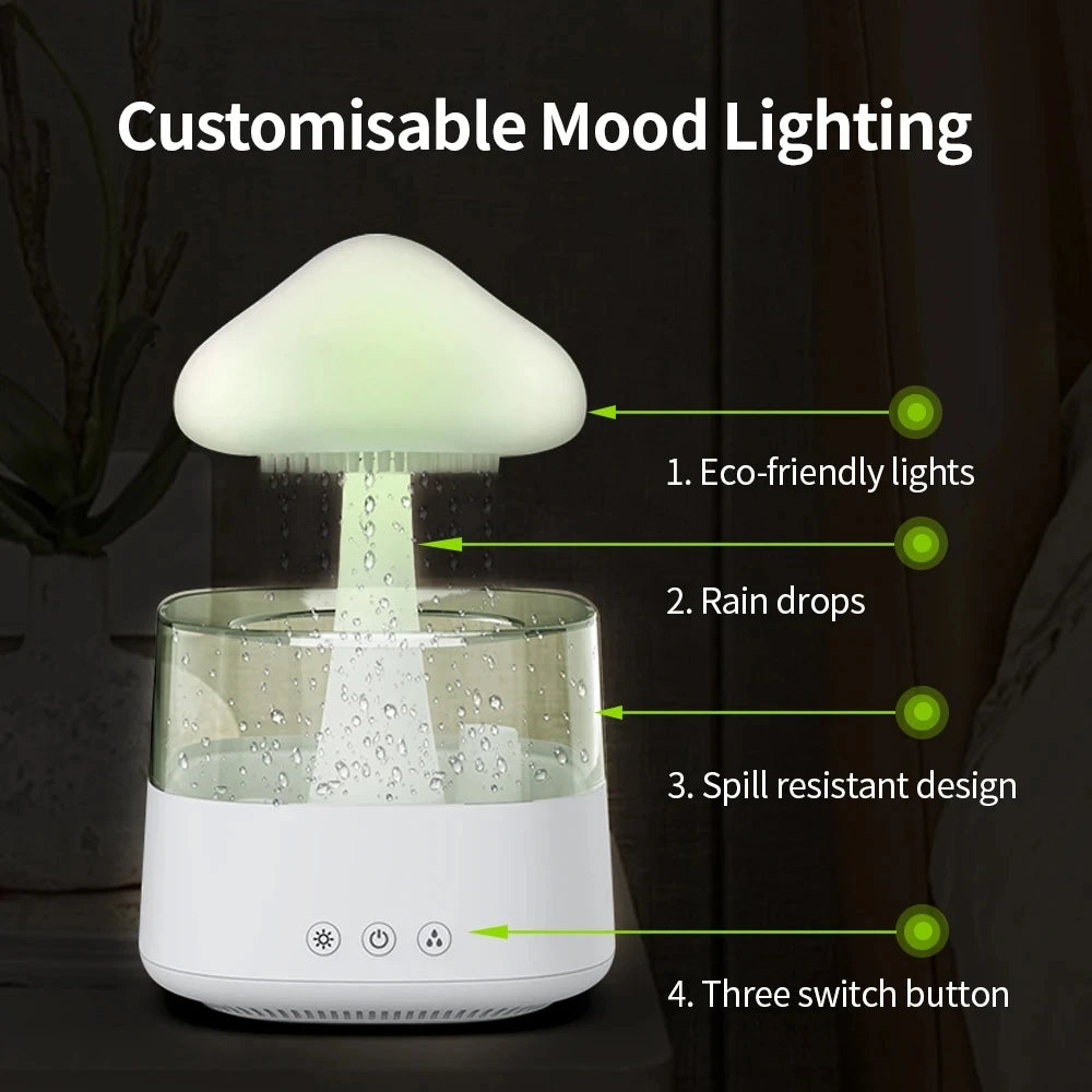 Mushroom Aroma Diffuser Rain Cloud