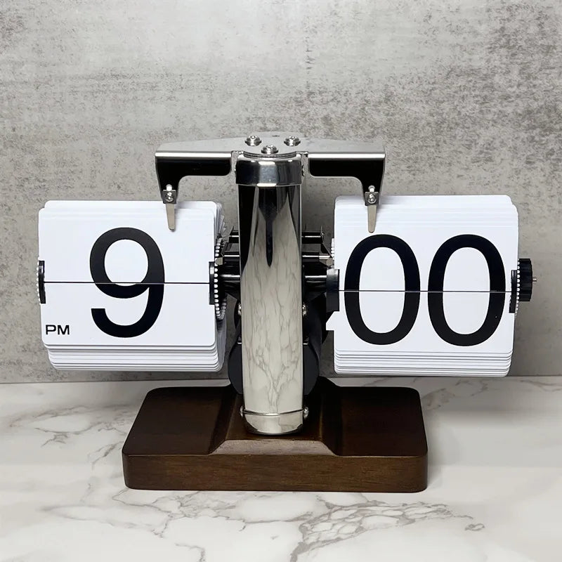 Retro Flip Table Clock