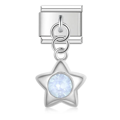 Shiny Star Italian Charm Link