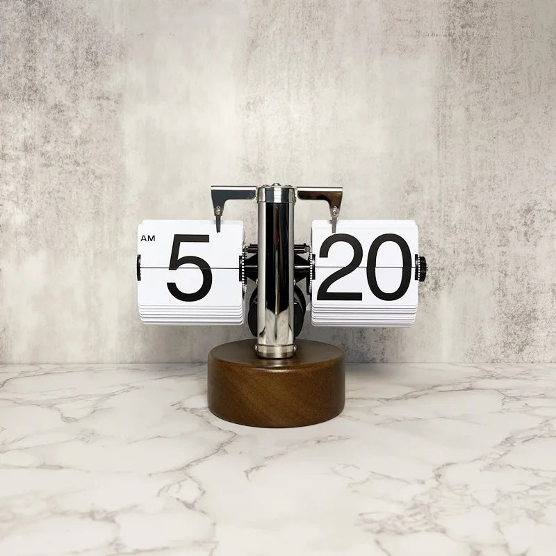 Retro Flip Table Clock
