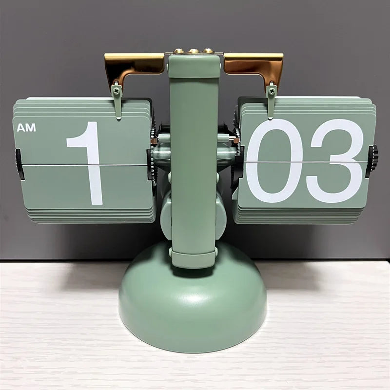 Retro Flip Table Clock
