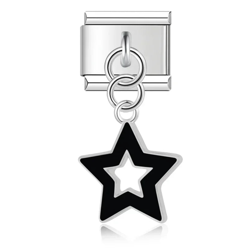 Shiny Star Italian Charm Link