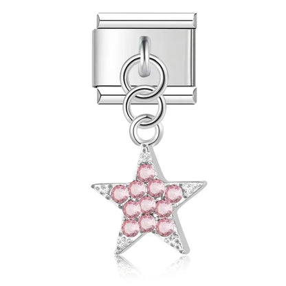 Shiny Star Italian Charm Link