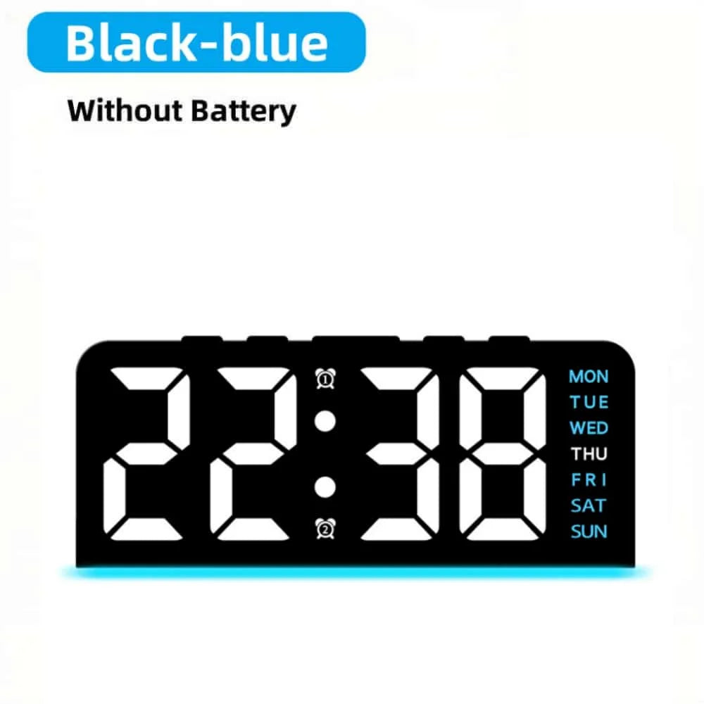 Digital Table Alarm Clock Desk Accessories Gadgets Gamer Setup Decoration Timepiece Gaming Room Decoration Digital Clock Gadgets