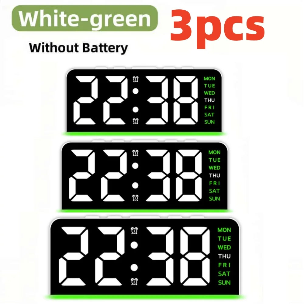 Digital Table Alarm Clock Desk Accessories Gadgets Gamer Setup Decoration Timepiece Gaming Room Decoration Digital Clock Gadgets