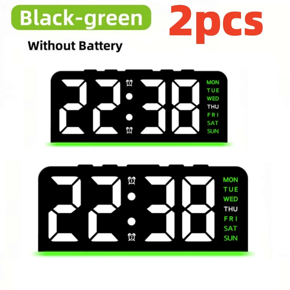 Digital Table Alarm Clock Desk Accessories Gadgets Gamer Setup Decoration Timepiece Gaming Room Decoration Digital Clock Gadgets