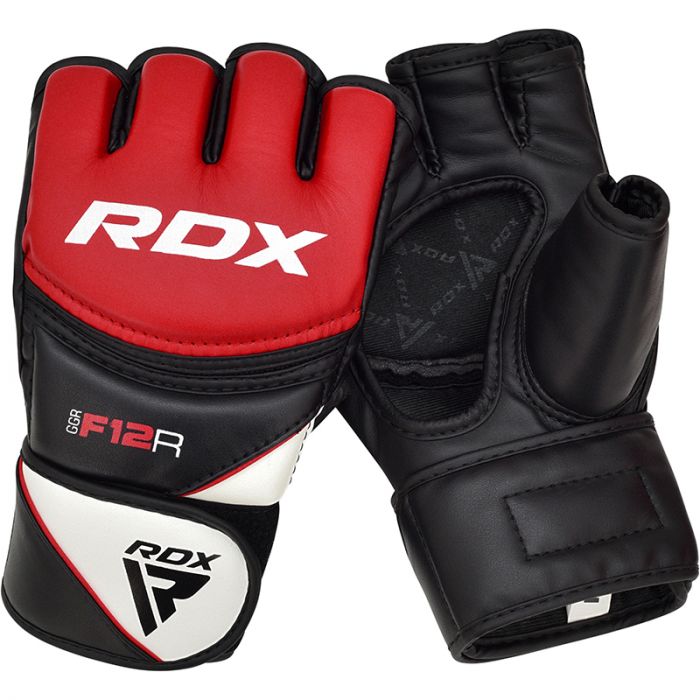 RDX F12 RED MMA GRAPPLING TRAINING GLOVES