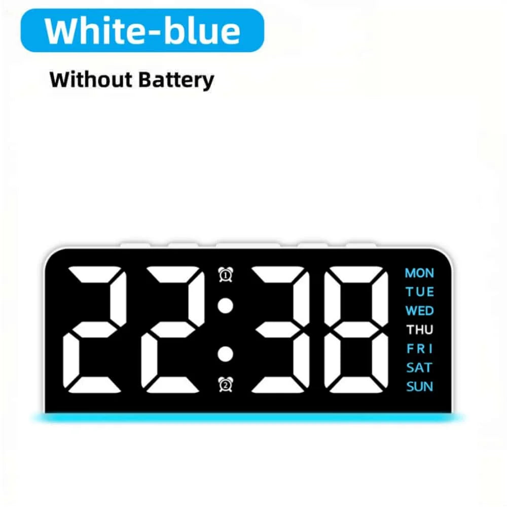 Digital Table Alarm Clock Desk Accessories Gadgets Gamer Setup Decoration Timepiece Gaming Room Decoration Digital Clock Gadgets